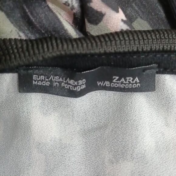 Zara black print top - Picture 4 of 4